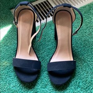 Black Charlotte Russe block heel